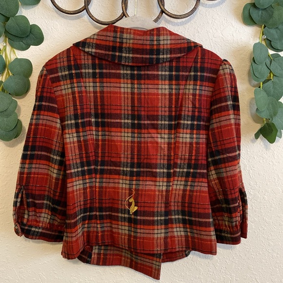 Vintage Y2K Baby Phat Red Plaid Blazer Jacket✨ - Picture 6 of 8